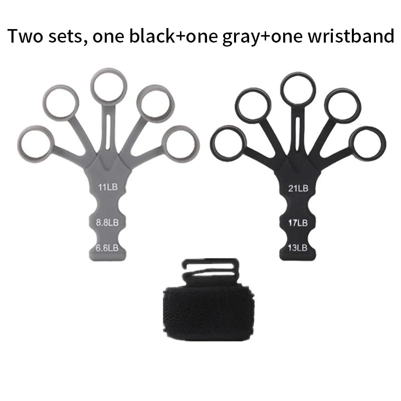 Silicone Hand Strengthening and Finger Exercise Tool for Arthritis Relief and Grip Enhancement