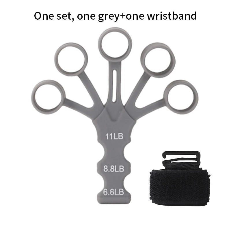 Silicone Hand Strengthening and Finger Exercise Tool for Arthritis Relief and Grip Enhancement