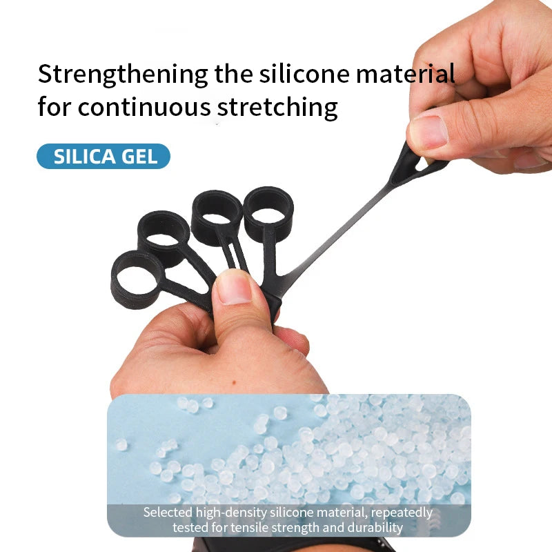 Silicone Hand Strengthening and Finger Exercise Tool for Arthritis Relief and Grip Enhancement