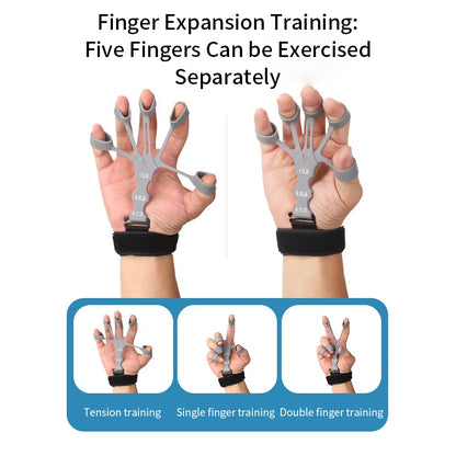 Silicone Hand Strengthening and Finger Exercise Tool for Arthritis Relief and Grip Enhancement